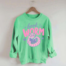 Book Worm Trendy Reading Sweatshirt