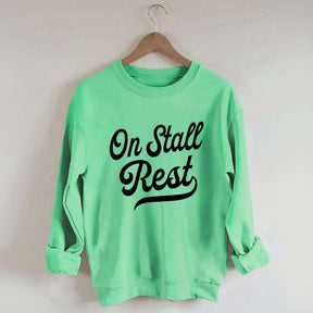 Funny Horse On Stall Rest Sweatshirt
