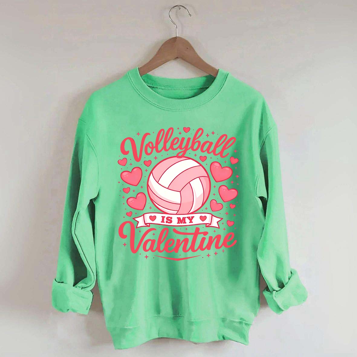 Volleyball Valentine Sweatshirt