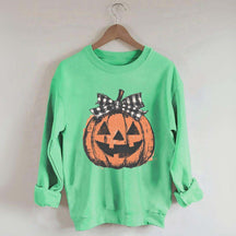 Preppy Jack o Lantern Sweatshirt