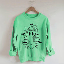 Retro Ghost Coffee Sweatshirt