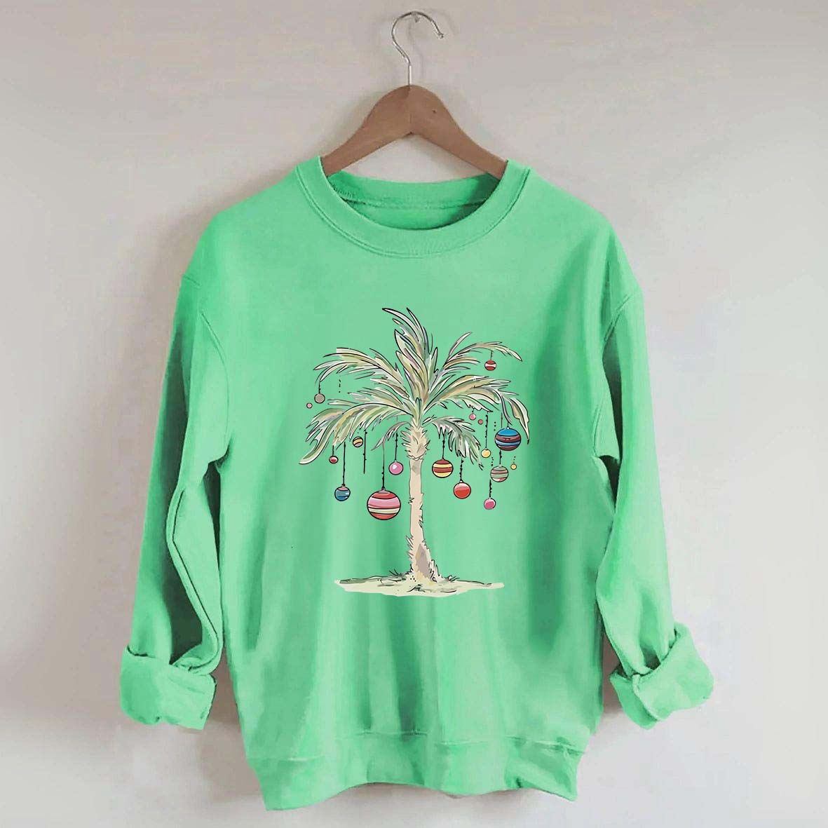 Christmas Palm Tree Sweatshirt