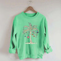 Christmas Palm Tree Sweatshirt