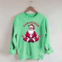 Namasleigh Santa Sweatshirt
