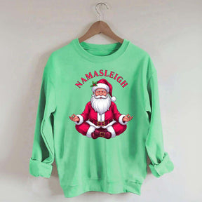 Namasleigh Santa Sweatshirt