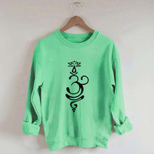 Breathe Symbol Yoga Sweatshirt