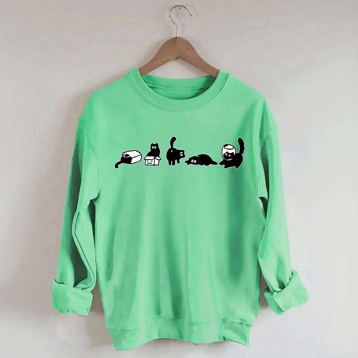 Cute Five Mood Cats Owner Sweatshirt