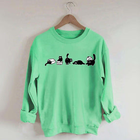 Cute Five Mood Cats Owner Sweatshirt