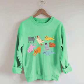 Funny Retro Cat Sweatshirt