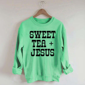 Sweet Tea + Jesus Minimalist Swatshirt