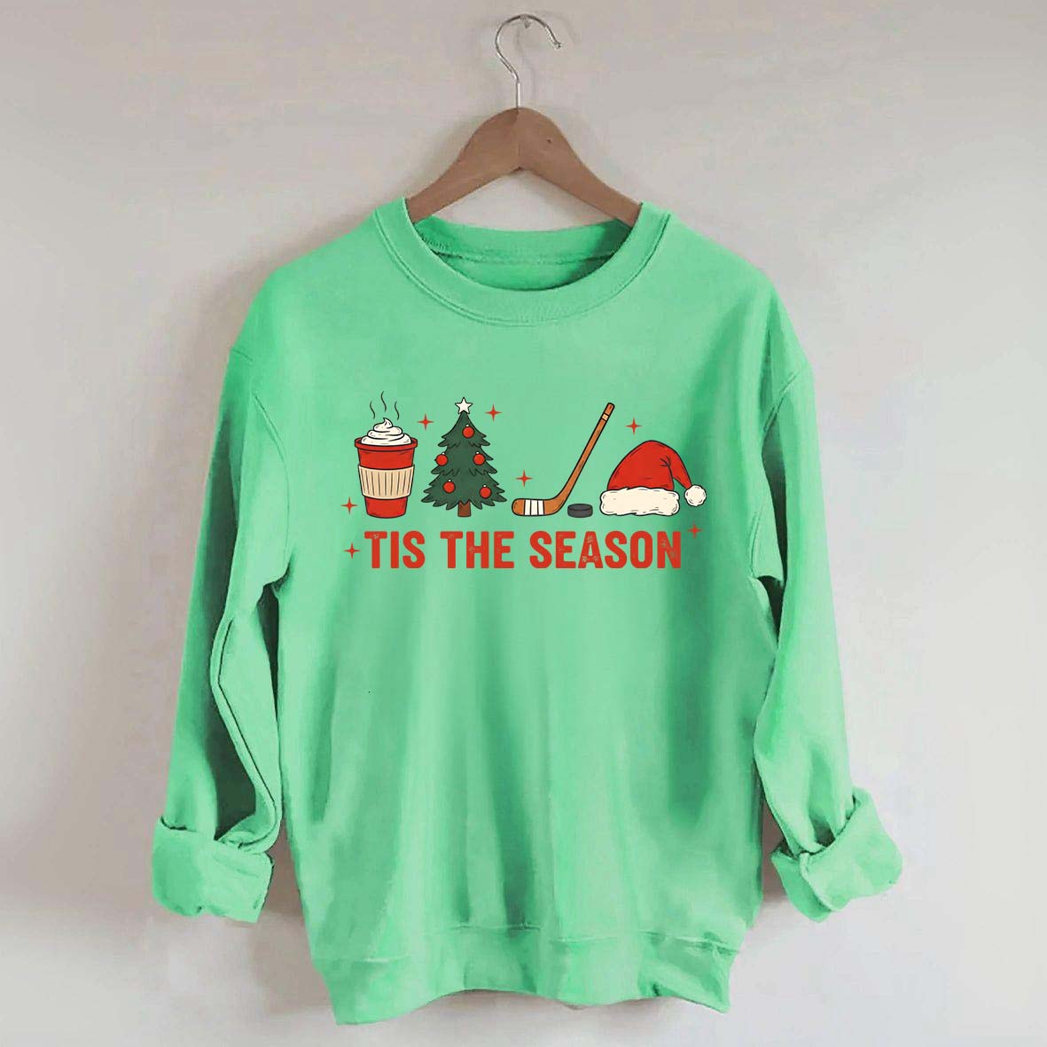 Tis The Season Hockey Christmas Sweatshirt