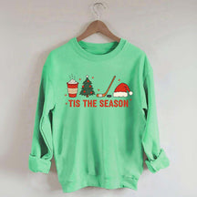 Tis The Season Hockey Christmas Sweatshirt