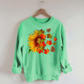 Autumn Sunflower Sweatshirt