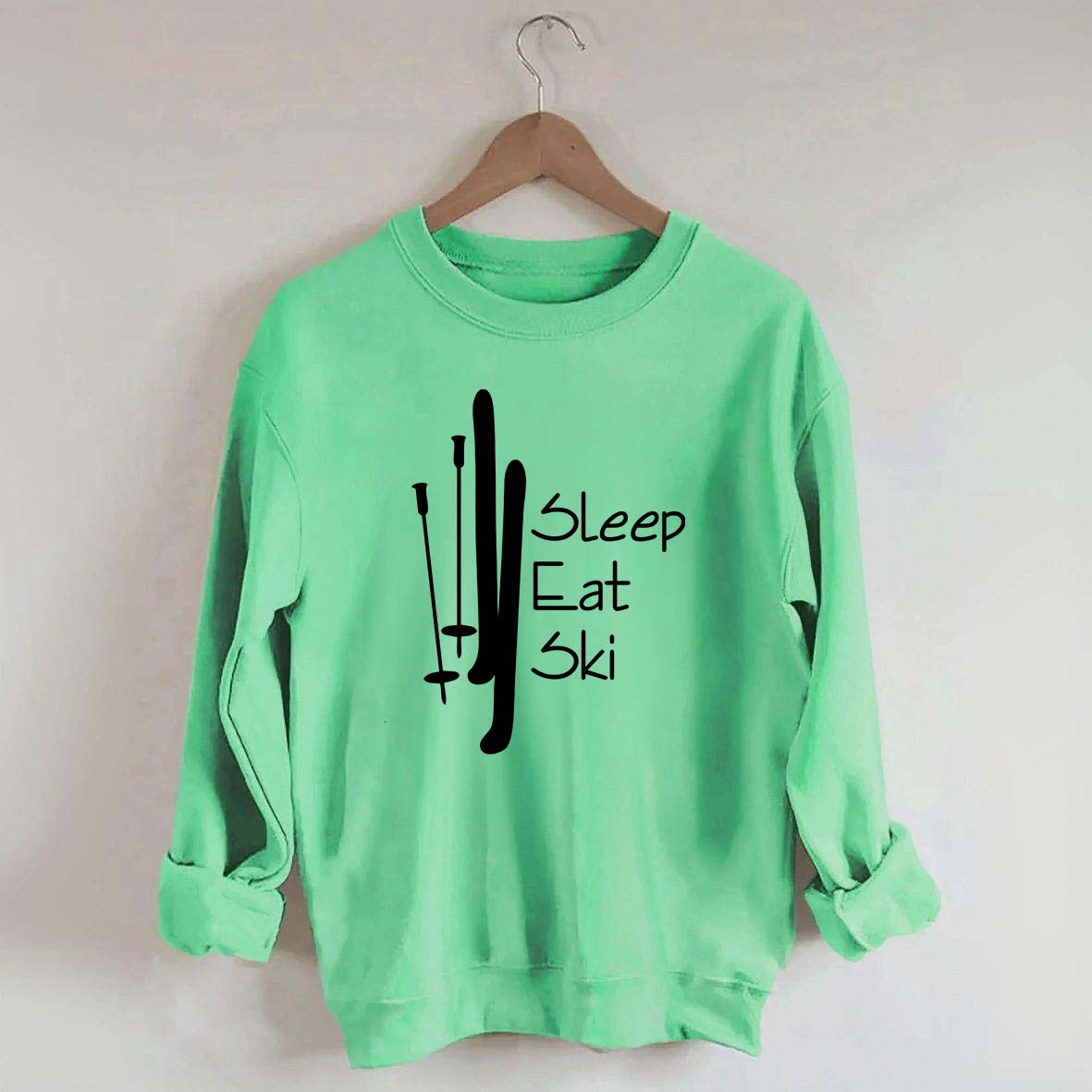 Sleep Eat Ski Sweatshirt