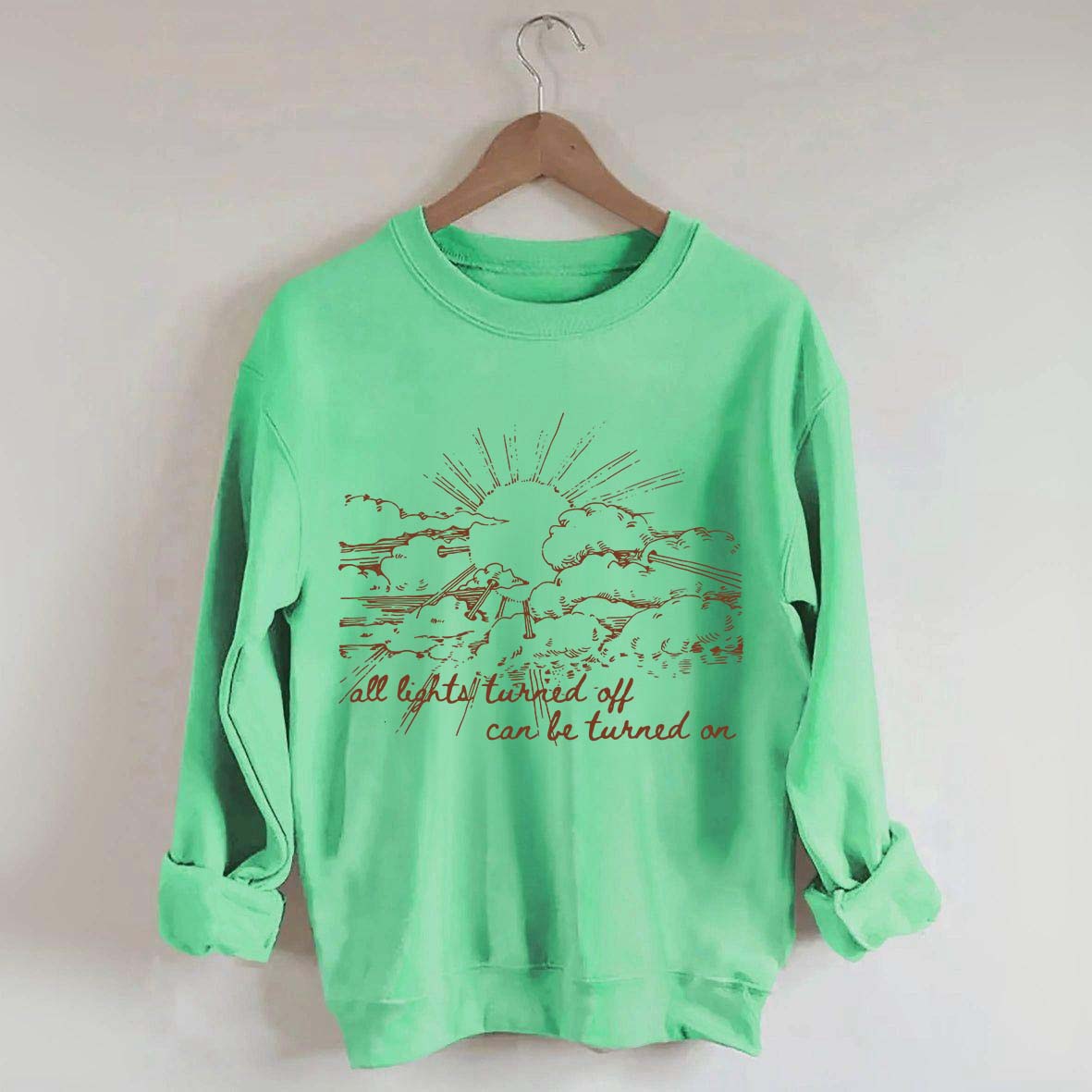 All Lights Turned Off Can Be Turned On Folk Music Festival Sweatshirt