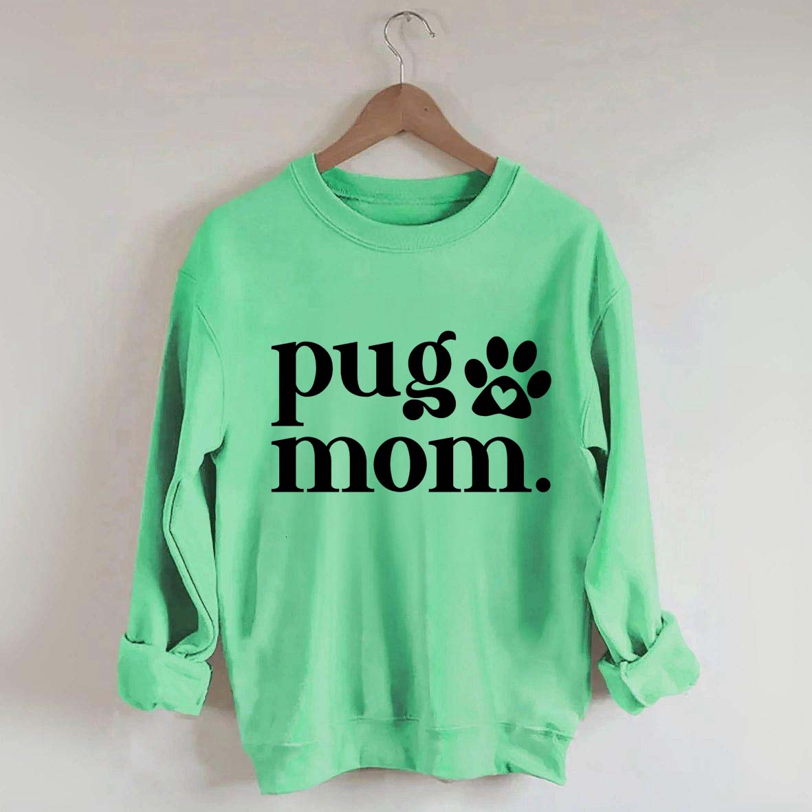 Pug Mom Minimalist Sweatshirt
