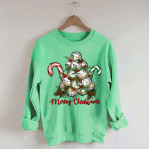 Volleyball Christmas Merry Xmas Sweatshirt