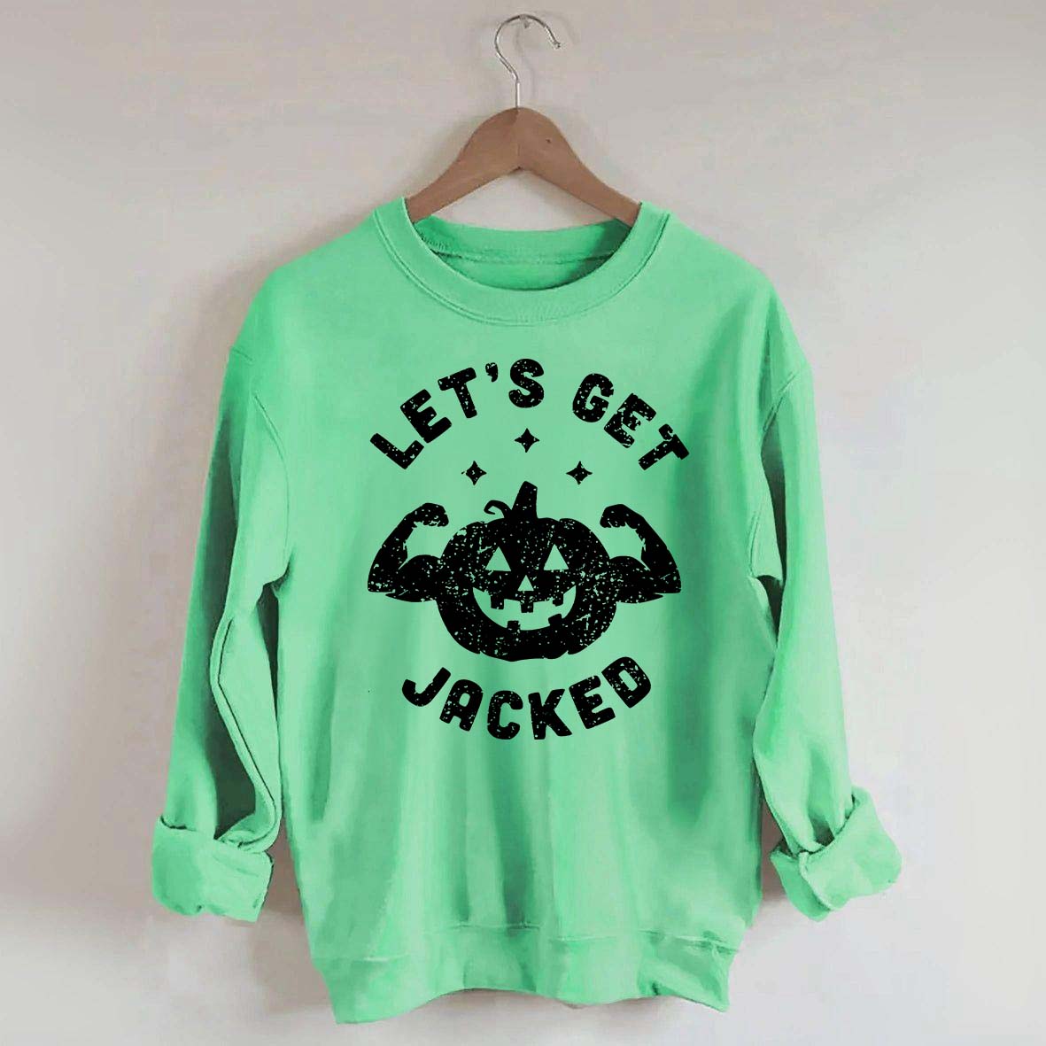 Halloween Workout Let's Get Jacked Sweatshirt