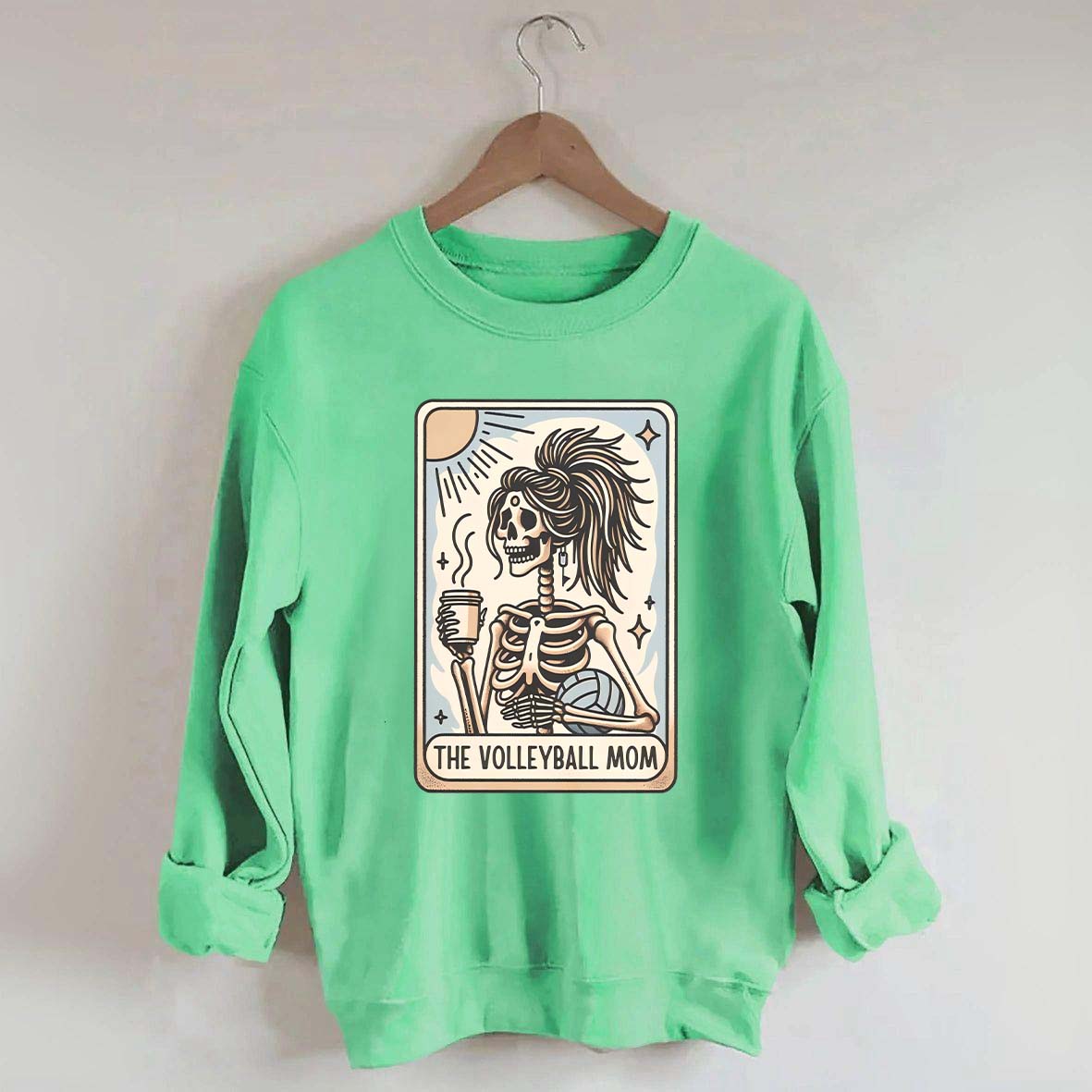Volleyball Mom Tarot Card Sweatshirt