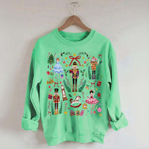 Vintage Christmas Nutcracker Holiday Sweatshirt