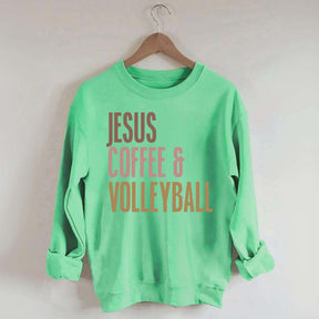 Jesus Coffee Volleyball Sweatshirt