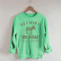 Funny Donkey Mom Mule Sweatshirt