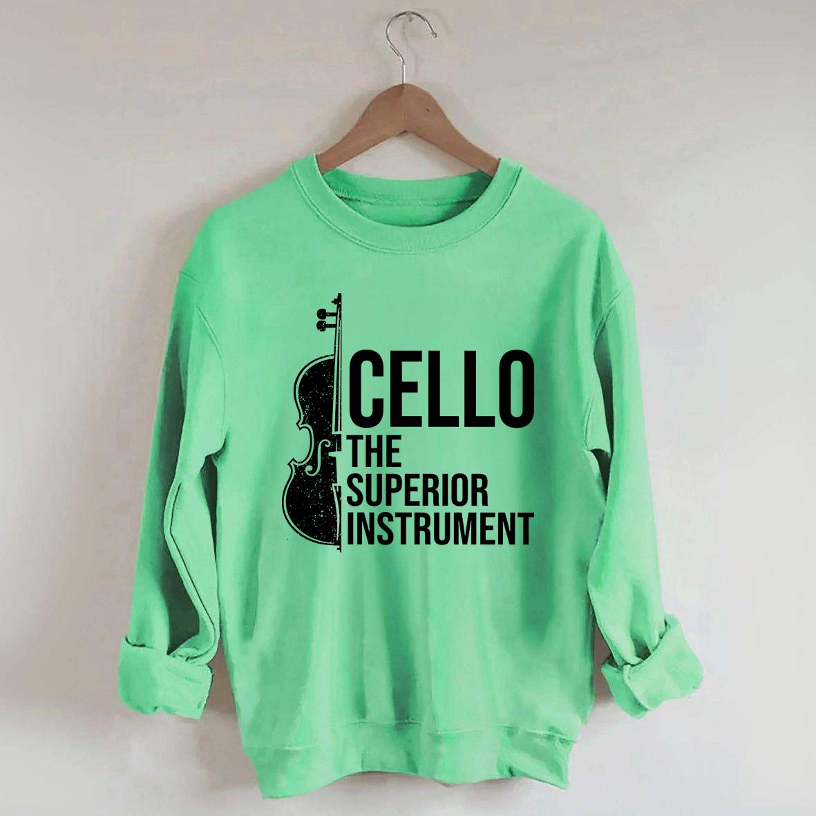 Cello Superior Instrument Music Sweatshirt