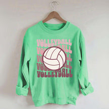 Retro Groovy VolleyBall Player Sweatshirt
