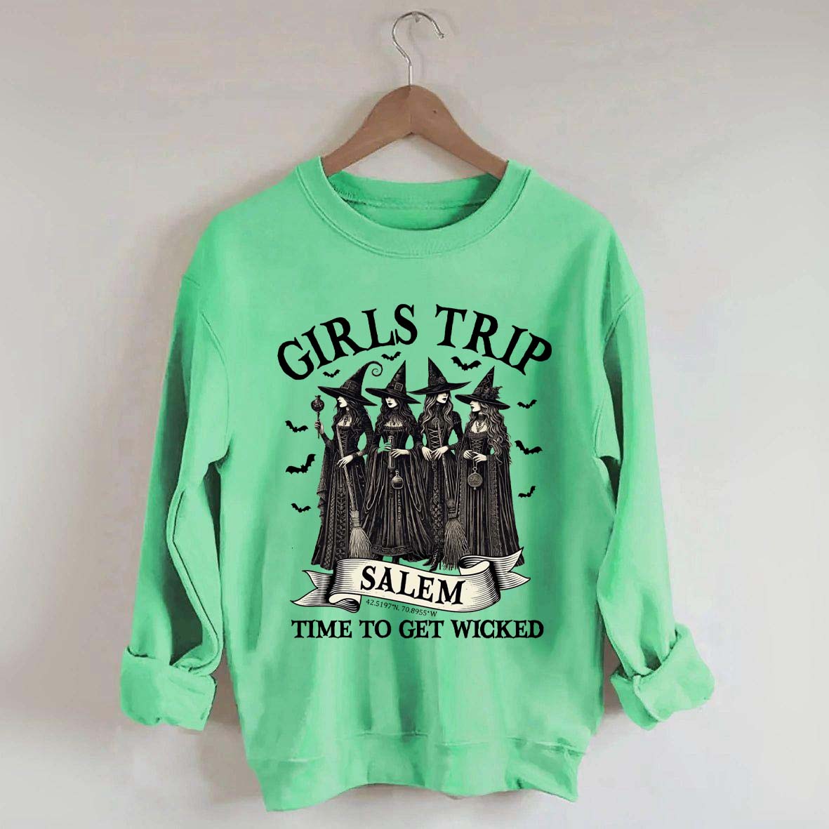 Retro Girls Trip Salem Sweatshirt