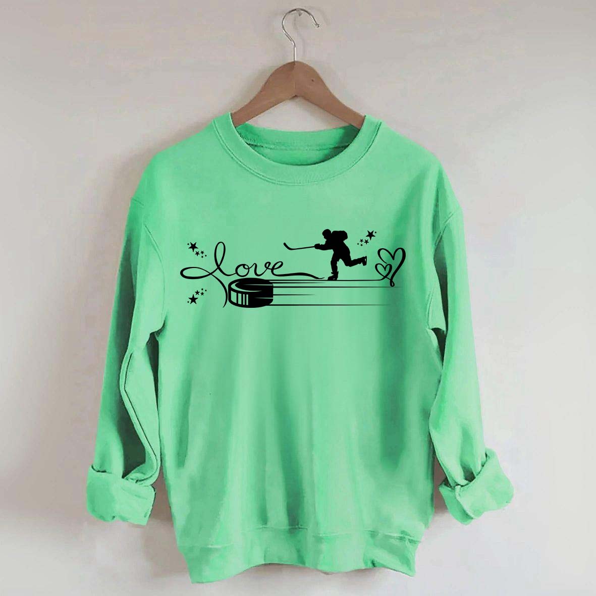 Coffee Hockey Dogs Coach Sweatshirt