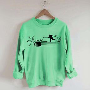 Coffee Hockey Dogs Coach Sweatshirt