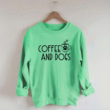 Coffee and Dogs Sweatshirt