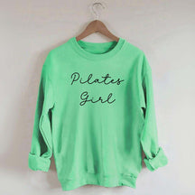 Pilates Girl Cute Workout Sweatshirt