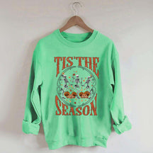 Tis The Season Skeletons Dancing Sweatshirt