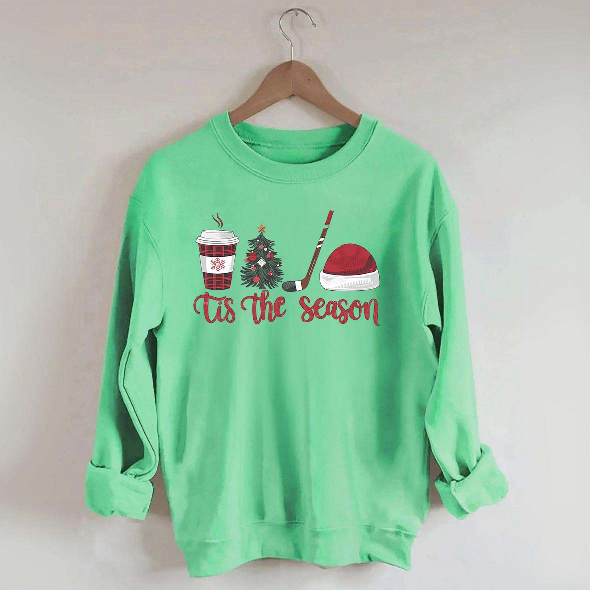 Christmas Hockey Lover Sweatshirt