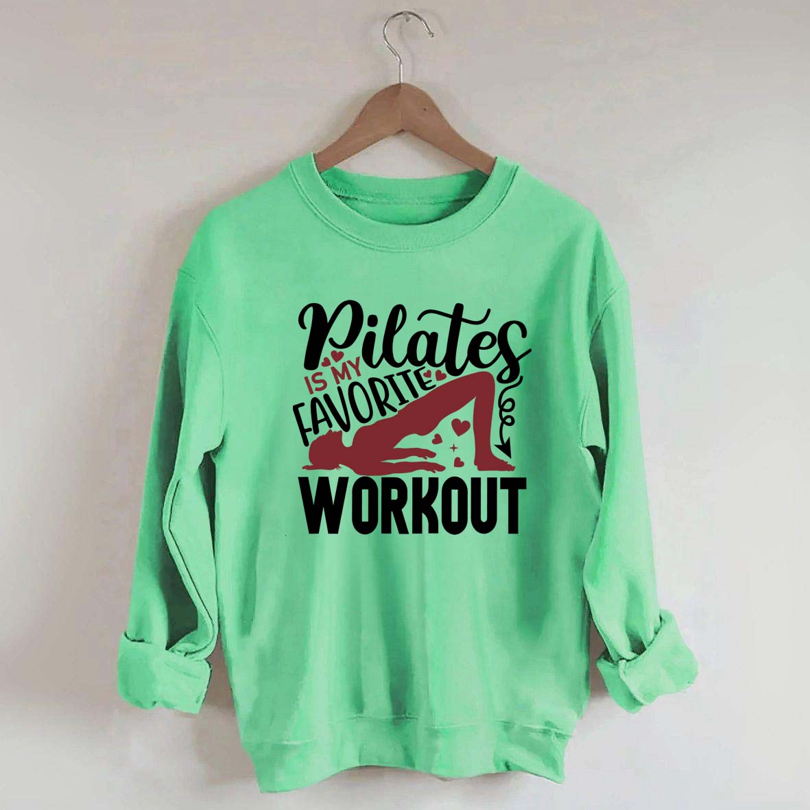 Pilates Workout Statement Sweatshirt