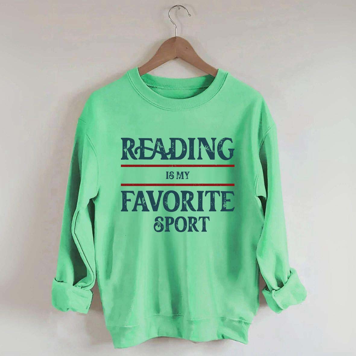 Retro Reading Is My Favorite Sport Sweatshirt