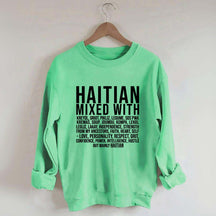 Haitian Definition Caribbean African Culture Sweatshirt