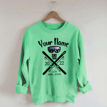 Personalized Snow Trip Sweatshirt