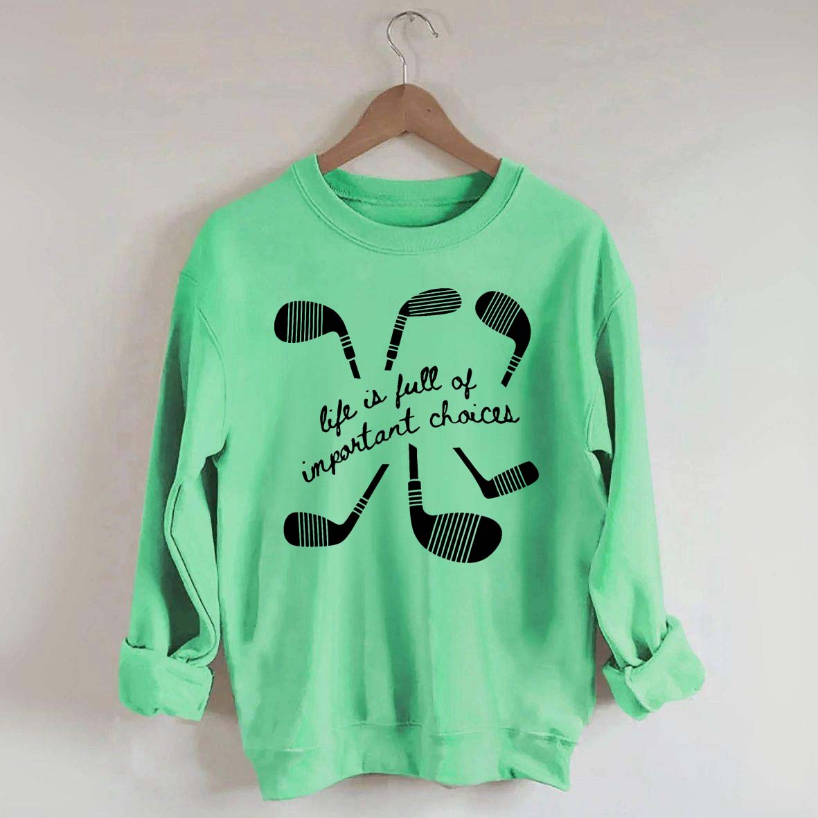 Life Is Full Of Important Choices Hockey Sweatshirt