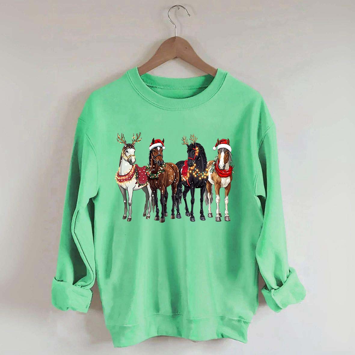 Horse Christmas Funny Sweatshirt