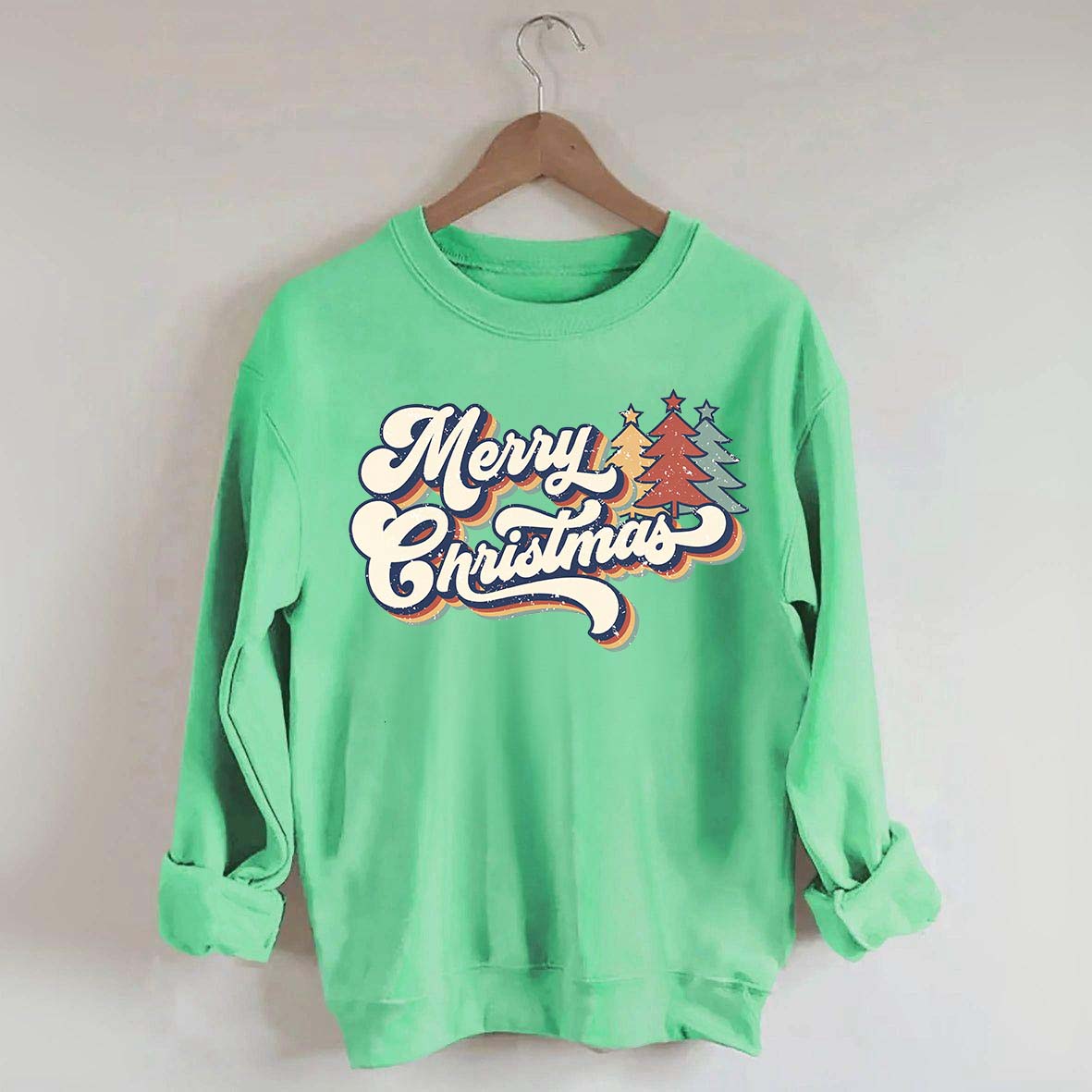 Merry Christmas Family Retro Sweatshirt