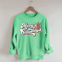 Merry Christmas Family Retro Sweatshirt