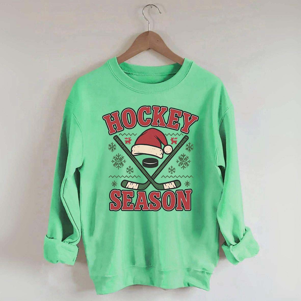 Christmas Hockey Sweatshirt