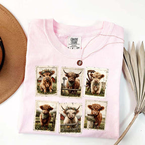 Comfort Colors Highland Cow T-Shirt