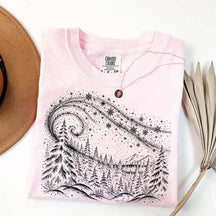 Vintage Winter Forest Comfort Colors T-Shirt