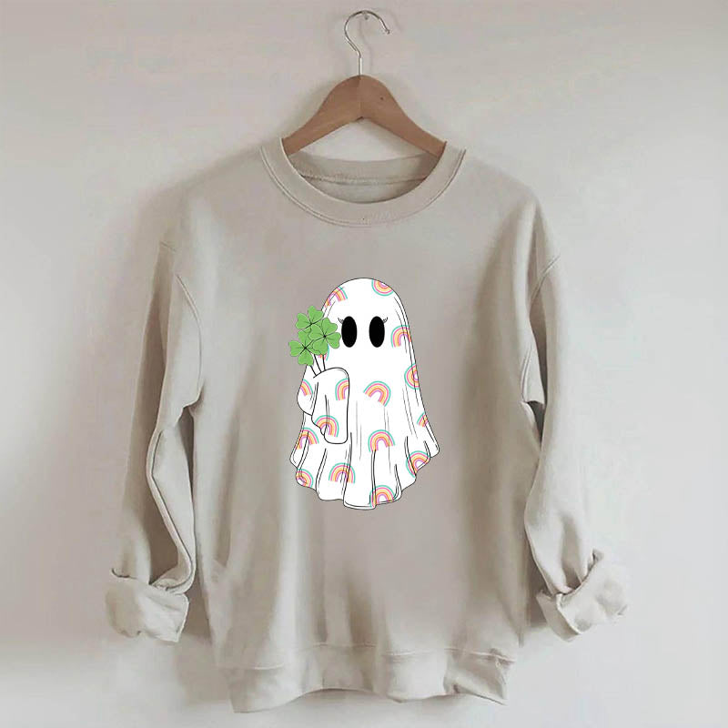 Funny St Patricks Day Ghost Sweatshirt