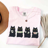 Mahjong Black Cat Game Night T-Shirt