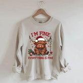 I'm Fine Everything Is Fine Sweatshirt