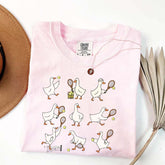 Cute Goose Tennis Sports T-Shirt